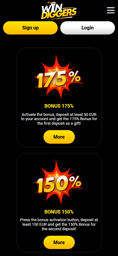 Win Diggers Casino Site Review (2025 )