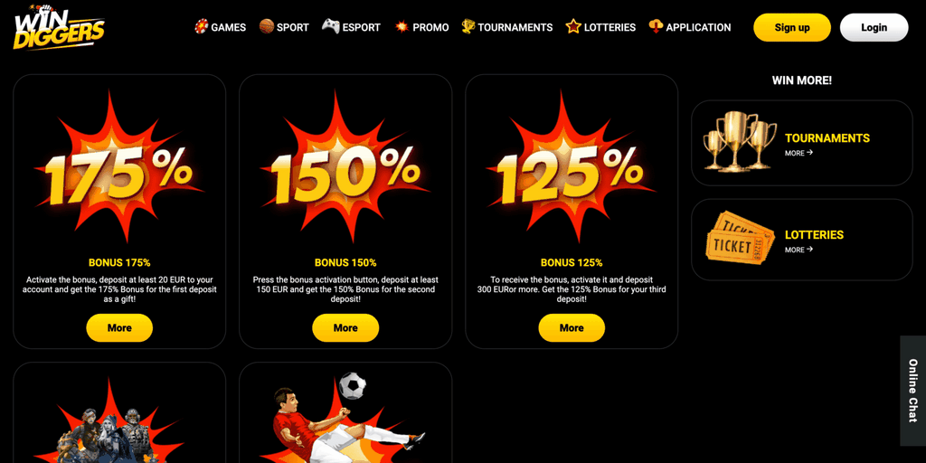 Win Diggers Uncovering Exciting Opportunities in Online Gambling Establishment
